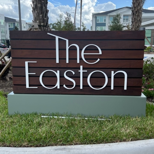 The Easton Exterior Signage